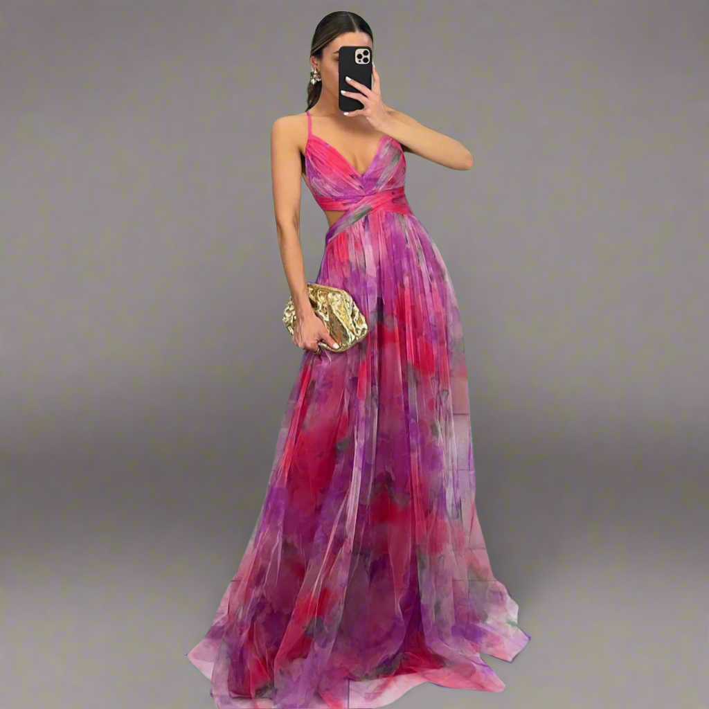 Prysentha | Elegant Maxi Dress with Graceful Flow