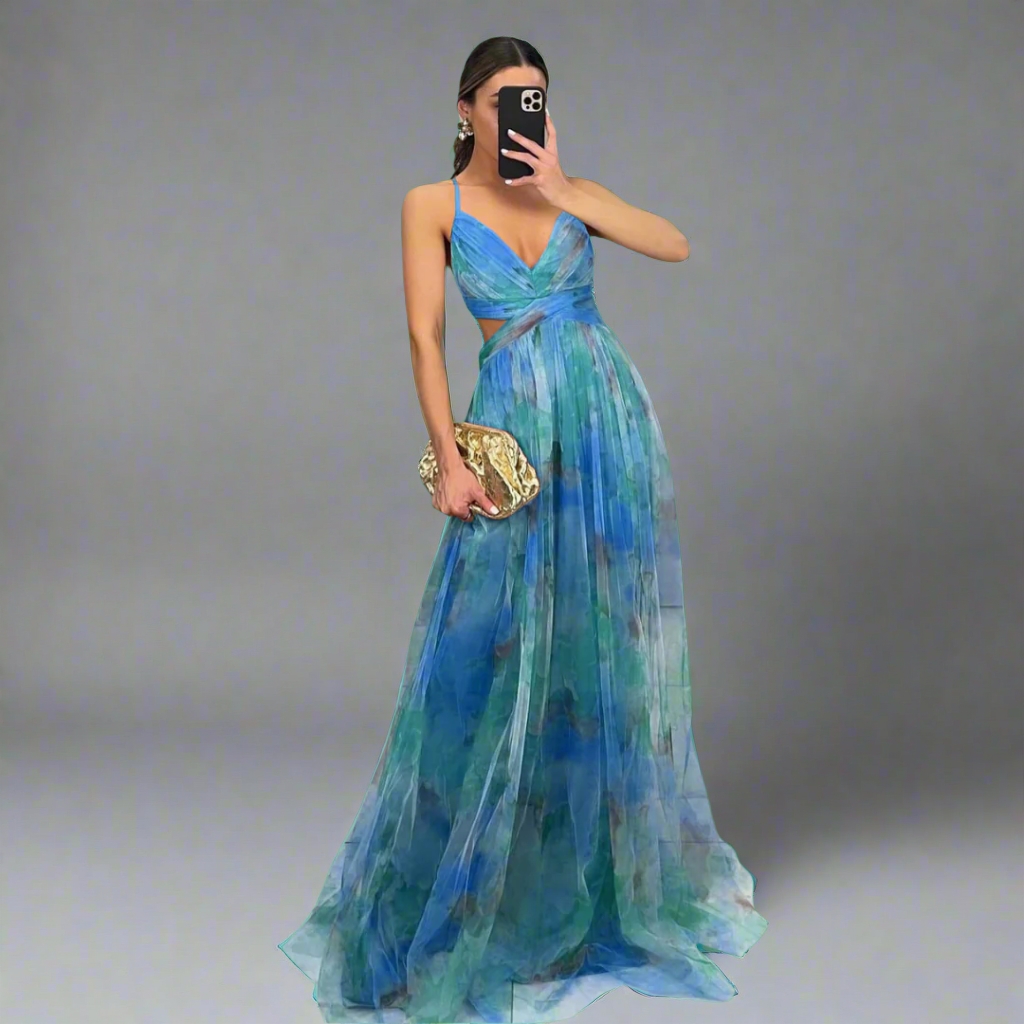 Prysentha | Elegant Maxi Dress with Graceful Flow