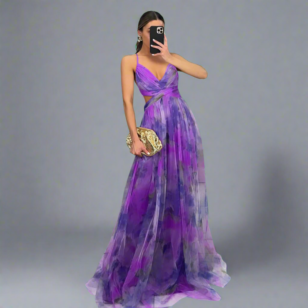 Prysentha | Elegant Maxi Dress with Graceful Flow