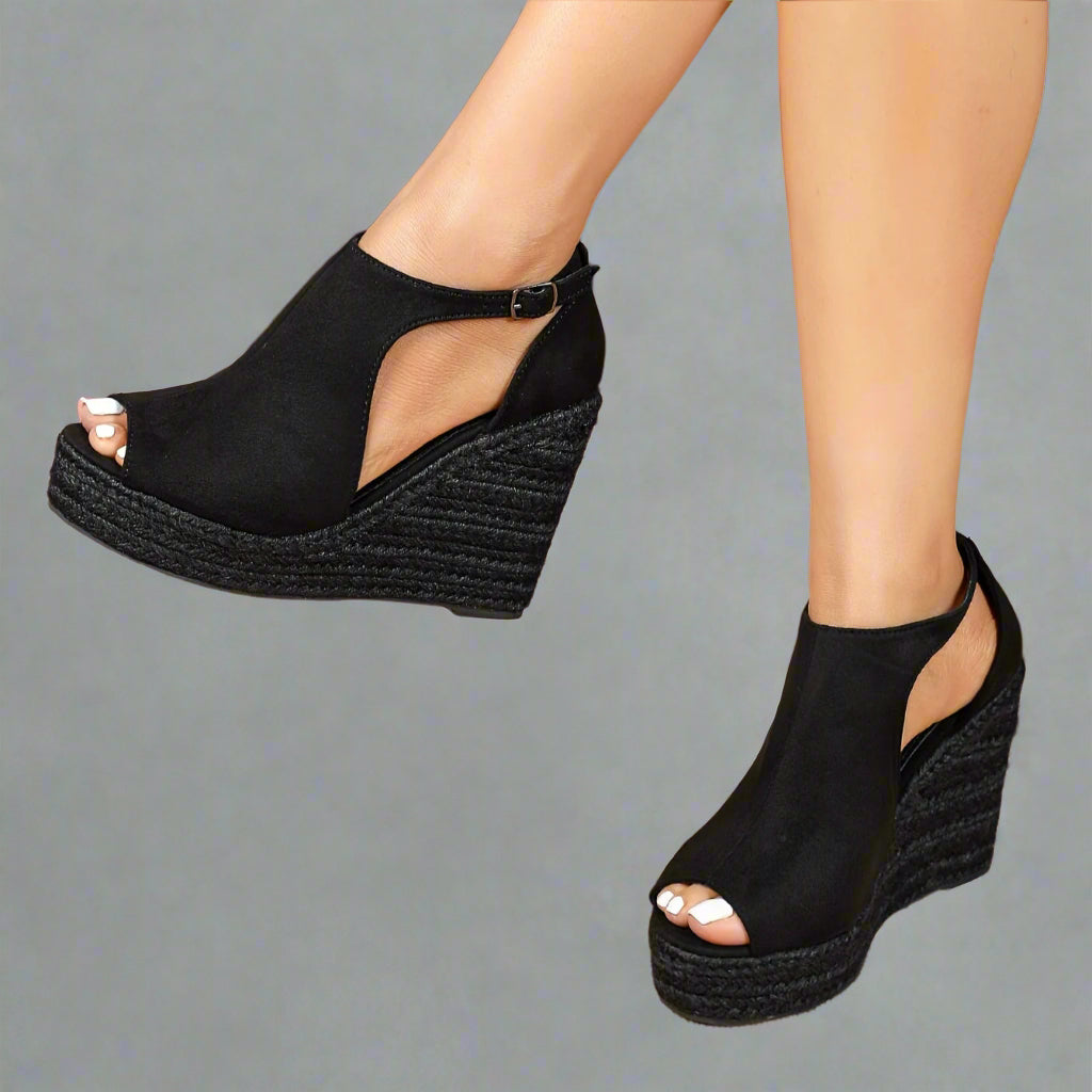 Marla | Comfort-Heel Stretch Sandals