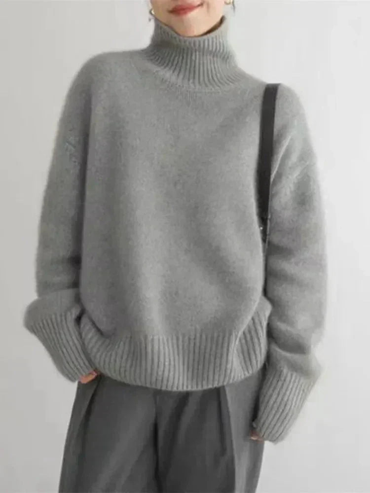 Lisette | Turtleneck Cashmere Sweater